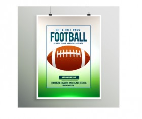 Creative soccer poster design set vector 08