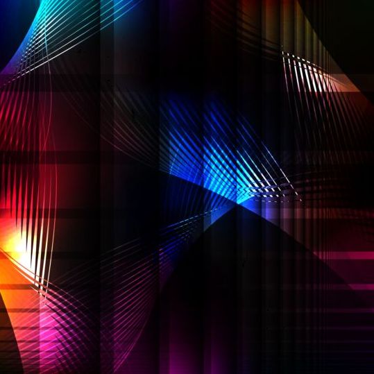 Dark abstract colored vector