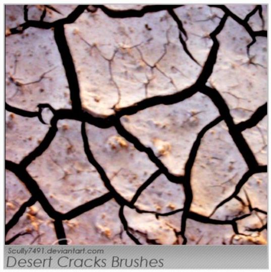 Desert Cracks PS Brushes
