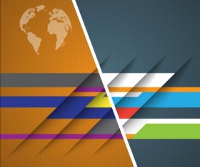 Earth with business background design 01