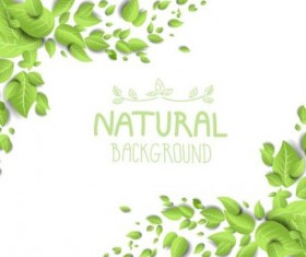Eco style natural background vector 01