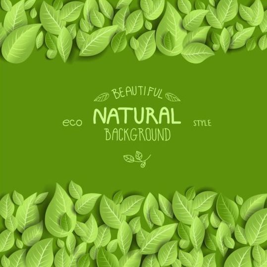 Eco style natural background vector 07
