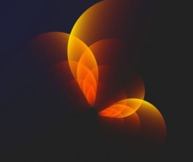 Elegant circular segments and dark color background vector 03