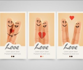 Finger and love purikura photo vector