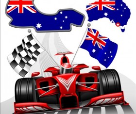 Formula 1 GP Background Vector 02