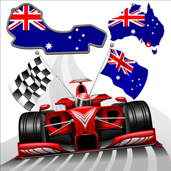 Formula 1 GP Background Vector 02