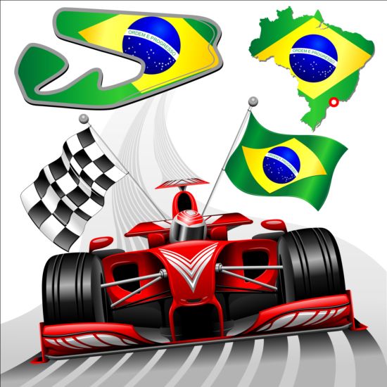 Formula 1 GP Background Vector 03