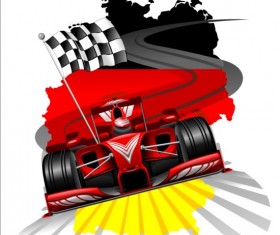 Formula 1 GP Background Vector 04