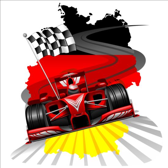 Formula 1 GP Background Vector 04