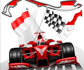 Formula 1 GP Background Vector 05