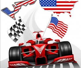 Formula 1 GP Background Vector 07
