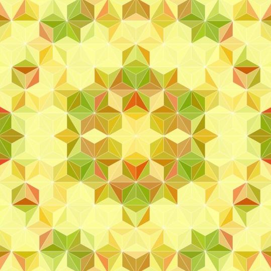Geometric shape with mandala pattern vector 08