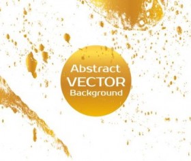 Gloden marbling background vector 01