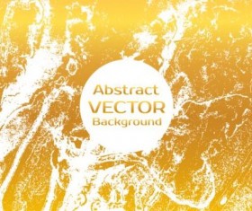 Gloden marbling background vector 03