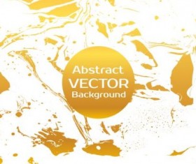 Gloden marbling background vector 04