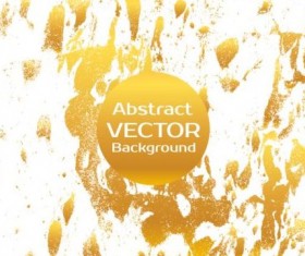 Gloden marbling background vector 06