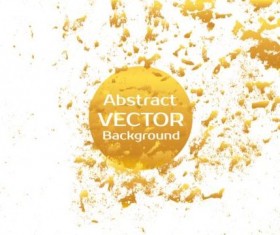 Gloden marbling background vector 07