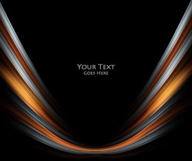 Glossy curves abstract vector background 09