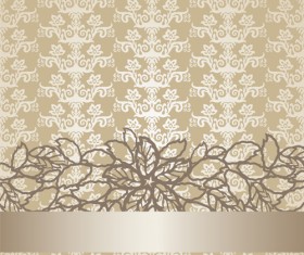 Golden champagne victorian style floral book cover