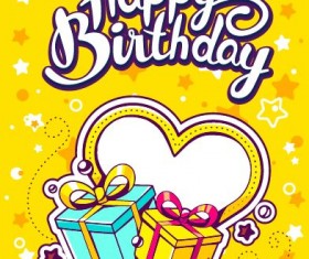 Hand drawn happy birthday illustration design vector 13