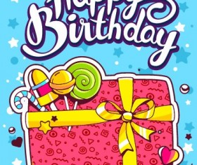 Hand drawn happy birthday illustration design vector 15