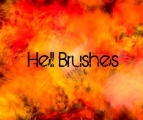Hell photoshop brushes