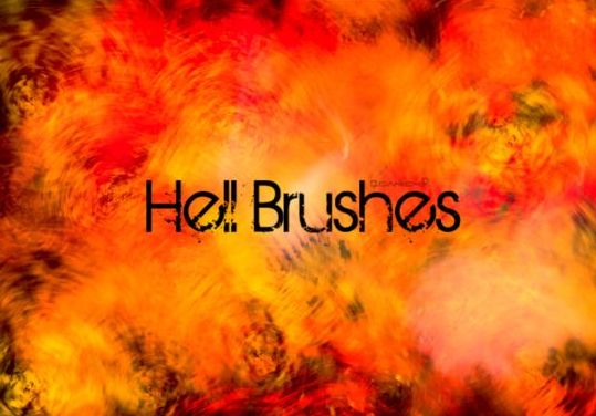 Hell photoshop brushes
