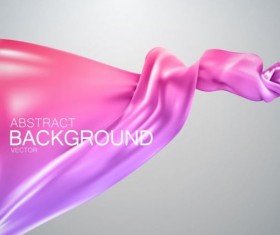 Light purple silk fabric background vector