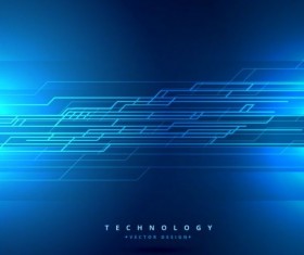 Lines with teachnology backgrounds vector 02
