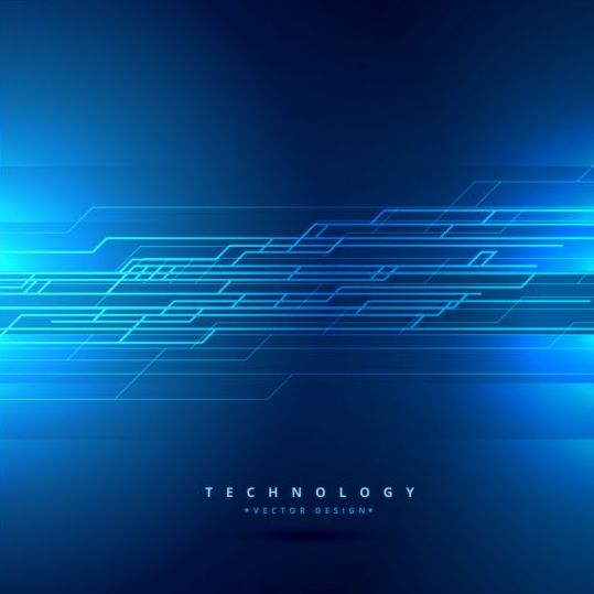 Lines with teachnology backgrounds vector 02