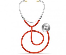 Medical background with stethoscope vectors material 03