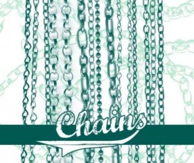 Metal chains photoshop brushes