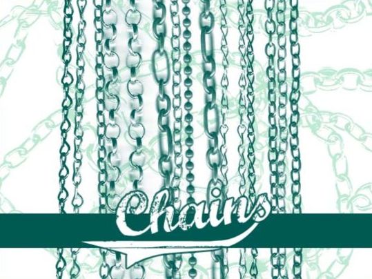Metal chains photoshop brushes