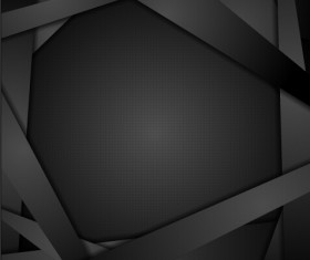 Modern black background vector material