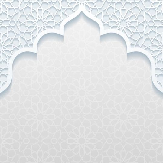 Mosque outline white background vector 07 free download