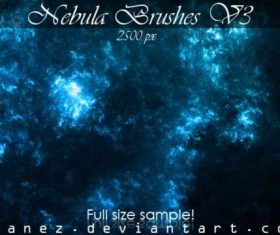 Nebula photoshop brushes set
