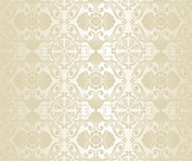 Orante pattern vintage wallpaper vector 01