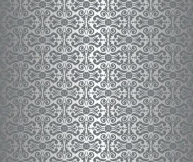 Orante pattern vintage wallpaper vector 03