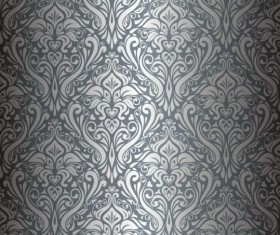 Orante pattern vintage wallpaper vector 04