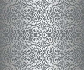 Orante pattern vintage wallpaper vector 05