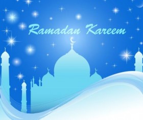 Ramadan kareem abstract vector background