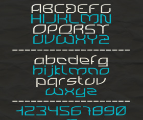 Rounded creative fonts