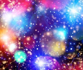 Shining star with halation background vector material 01