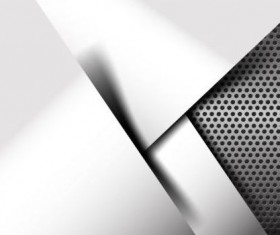 Silver with black metal plate background vector 03