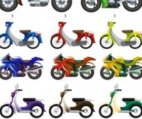 Small motorcycle design vector
