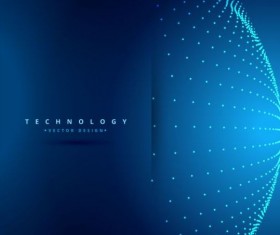 Spherical teachnology backgrounds vector 04