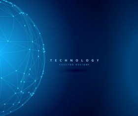 Spherical teachnology backgrounds vector 06