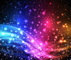 Star light and abstract background vector 02