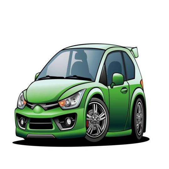 Subcompact car vector material