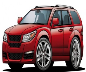 Suv car design vector 01